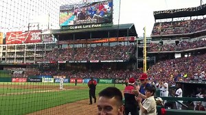 55K views · 1.8K reactions | For tonight's Air Force Appreciation Night, we welcomed home Captain Kyle Mata from his tour of duty in Afghanistan! ✈️ | Texas Rangers | Facebook