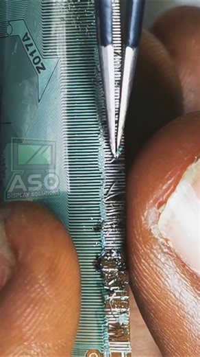 Risky soldering? LG TV COF repair