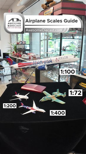 ✈️ From 1:100 to 1:400 — All Plane Scales in One Place! At AwesomeDiecast.com, we carry the most iconic diecast aircraft in every scale you love. Whether you're a casual fan or a true collector, this is your runway. 📦 Shop online now — fresh arrivals & exclusive promos every week! 📍Located in Boca Raton, Florida 🛒 Visit AwesomeDiecast.com today! #DiecastPlanes #ModelAirplanes #1to400Scale #1to100Scale #AirplaneCollectors #DiecastAircraft #PlaneModels #AwesomeDiecast #CollectDiecast