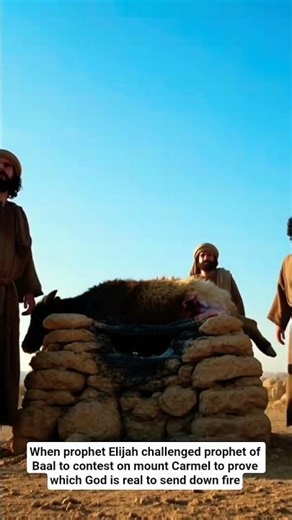 prophet Elijah challenged prophet of Baal to contest, #shorts #trending #viral #reels #christian