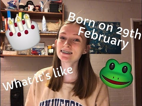 What it's like being born on the 29th February [CC]