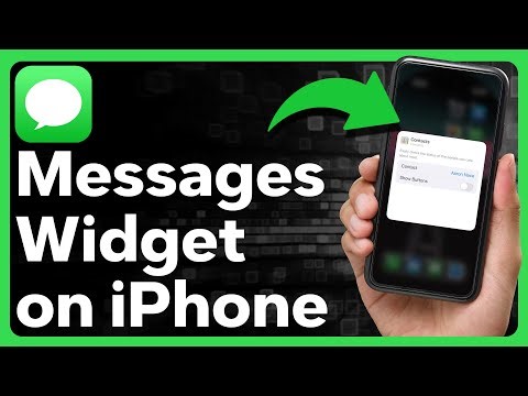 How To Add A Messages Widget To iPhone