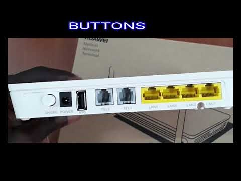 INTRO TO HUAWEI FTTH MODEM HG8245H