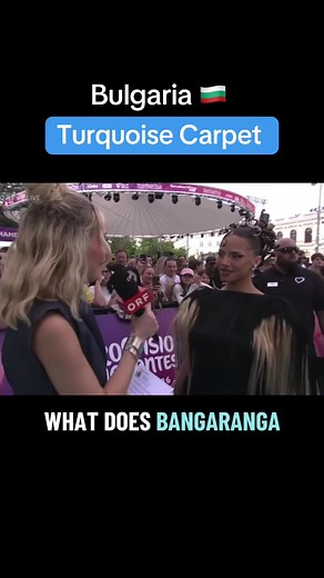 Dara from Bulgaria at Eurovision Turquoise Carpet