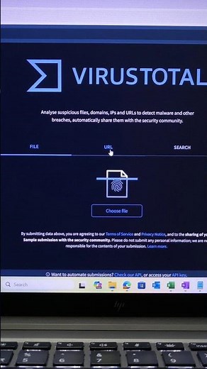 Check File & URL Safety with VirusTotal.com! 💻 #onlinesafety #malwarecheck #urlsafety #filesafety