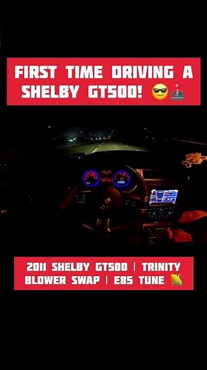 FIRST DIRVE in a 750HP 2011 Shelby GT500!! 😎🕹️
