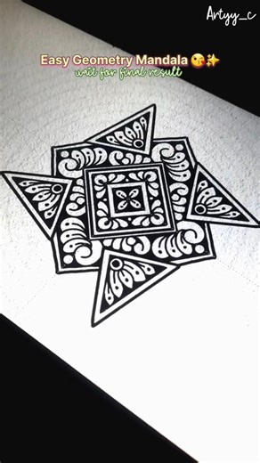 066/365 Days 🌸✨️ #mandala #digitalart #treandingshort #viralshort #fyp Mandala , Digital , art