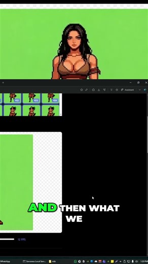 Stop Frame Cutting! This Tool Makes Game Sprites FAST! #shorts