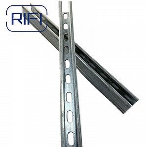 [Hot Item] Double Unistrut 41X41 Galvanized Steel Channel Slotted Steel Strut Channel C Channel 41*41