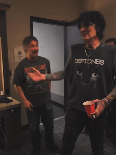Tyler Burgess IG - September 2025. “Such an epic night. Thanks for the hospitality @brittanyfurlan and @tommylee, @xoitsshelby @saraya and I had a blast!” | Motley Crue - History in Memorabilia