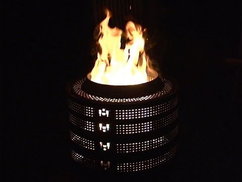 How To Turn A Washing Machine Into A Fire Pit