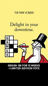 9.5K views | Play. Read. Listen. Watch. Laugh. Do it all with unlimited access to The New Yorker. | The New Yorker | Facebook