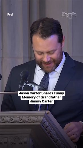 Jason Carter shares funny memory of grandfather #JimmyCarter: ‘nuclear engineer, right?’ Read more in our bio link. | People