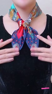 Easy and stylish scarf tutorial 215 (Step by step version) | How To Make