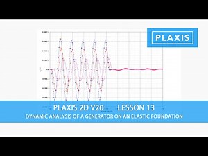 Plaxis 2D V20: Lesson 13 Dynamic Analysis of a Generator on an Elastic Foundation
