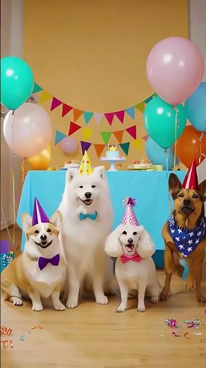 Dancing Dogs Singing “Happy Birthday” 🎉🐶 | Fun & Cute Birthday Video
