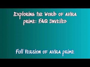 avira prime 2025 latest version full installation and License Code Procedure