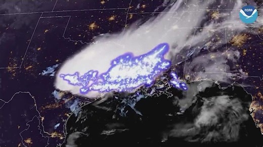World record lightning went from Mississippi to Corpus Christi