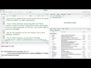 Writing a research paper in R Markdown