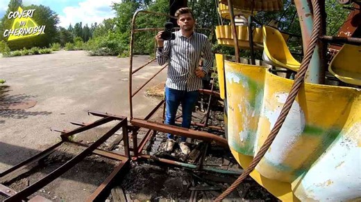 Verlaten Pretpark van Chernobyl - Radioactief