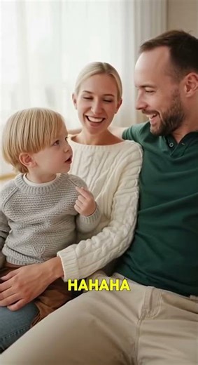 Son's logic: mom is married so dad back off 😂 #familyfunny #humor