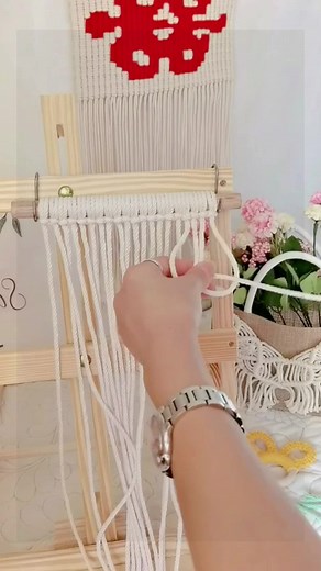 Macrame wall hanging#howtomakemacrame #macrametutorial #fyp #homedecor #macrameart #macrame