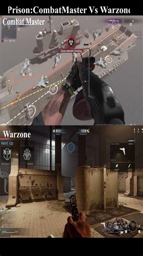 Prison combat master vs cod warzone