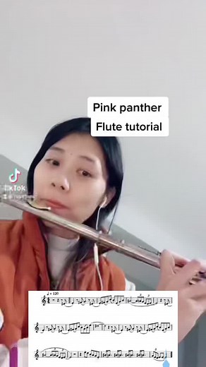 Pink Panther Flute Sheet Music Tutorial