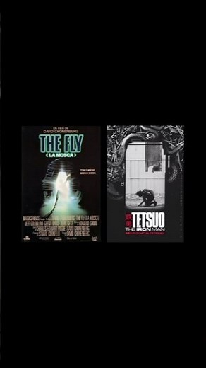Cinematic references in film: The Fly vs. Tetsuo: The Iron Man #scenes #tetsuo
