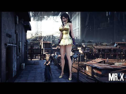 Final Fantasy VII Remake Intergrade Extra Large Size Dress Tifa Mod Full Walkthrough Stream Part V