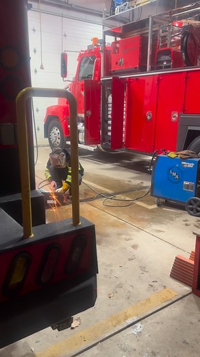 1.6K views · 88 reactions | @overkill.mobile.welding.llc handling some maintenance welding on the vac truck. Truck is outside dumping and rolling out the door for night shift in an hour. #boston #excavation #construction #welding #garage | LMA Services | Facebook