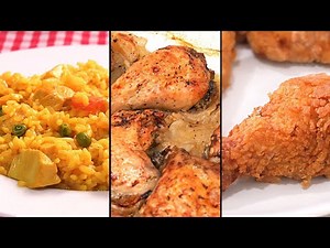 3 recetas de POLLO muy Fáciles y Rápidas