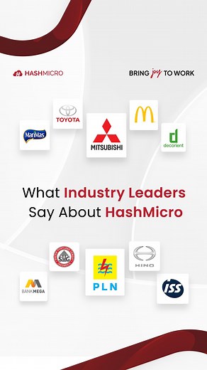 HashMicro ERP Software on Instagram: "Setiap kisah sukses bisnis dimulai dari perubahan, dan kami bangga menjadi bagian dari perjalanan itu. ✨ Melalui software ERP HashMicro yang didukung otomasi, AI, dan integrasi menyeluruh, berbagai bisnis telah mentransformasi cara mereka bekerja untuk mencapai efisiensi, kolaborasi, dan pertumbuhan yang lebih baik. Dengarkan langsung bagaimana para pemimpin industri menceritakan transformasi mereka bersama HashMicro. #HashMicro #BringJoytoWork"