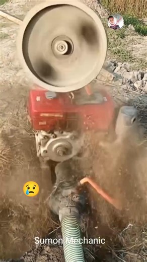 What happened to the engine?😭 #enginereels #AI #r175a #waterpump #viralvideo #dieselengine