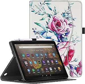 Amazon.com: Skadell Case for All-New Amazon Fire HD 10 & 10 Plus Tablet (11th Generation 2021 Release) Soft TPU Protective Smart Folding Stand Cover with Auto Wake/Sleep & Hand Strap : Electronics