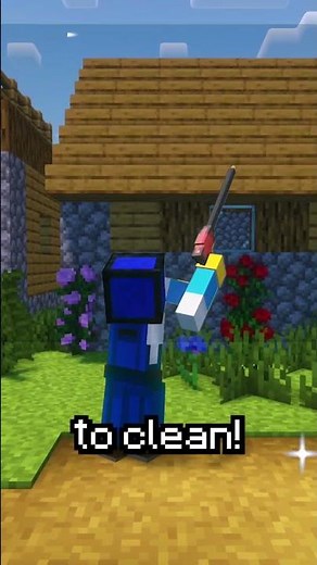 Minecraft, But you have to CLEAN the WORLD...