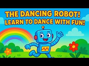🤖✨ The Dancing Robot! Learn to Dance with Fun!