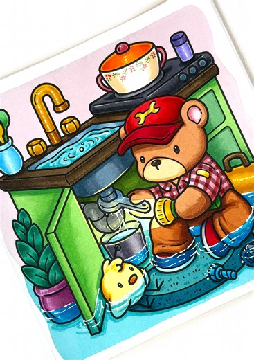 👨‍🔧 Plumber | Cozy Jobs Coloring Book by Jade Summer #coloring #coloringbook #coloringpages #colorwithme #relaxingcoloring #satisfyingcoloring #jadesummer #jadesummercoloringbook | Jade Summer Coloring Books