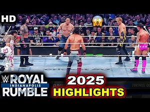 WWE Royal Rumble 2025 | Jey Uso Wins | Men's Royal Rumble Match 2025 Highlights