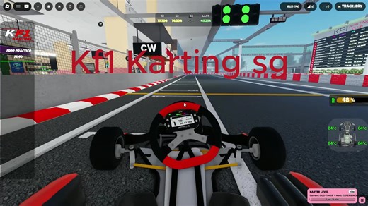 Explaining how to drive the kf1 track