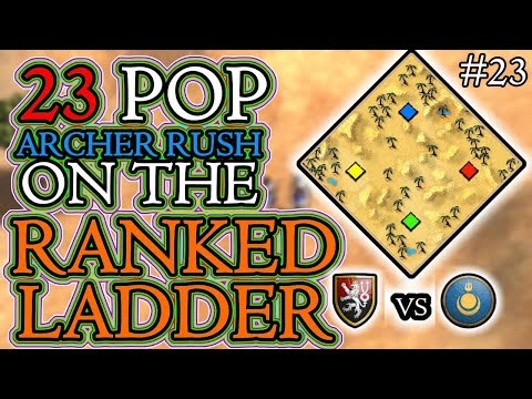 Too slow? Trying 23 pop build order in ranked multiplayer in 2025 | Part 23: Bohemians vs Mongols