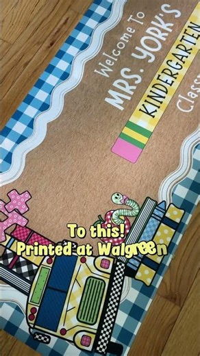 Customizable Walgreens banners for teachers! So. Easy. 🤯