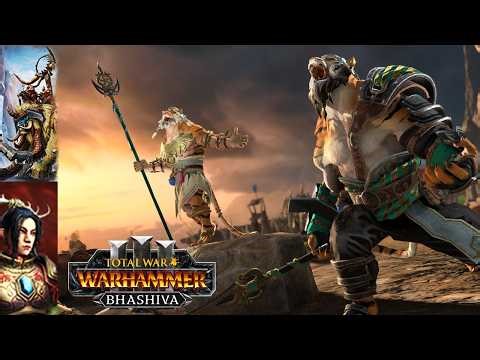 THUNDERTUSK TANGLES WITH TAOYAN - Unleashing the Monsters - Total War Warhammer 3 Tiger DLC