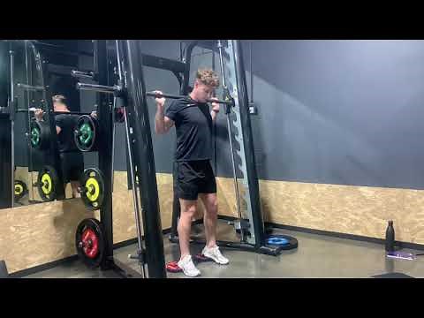 Exercise Tutorial - Heel Elevated Smith Machine Squat