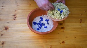 Medieval Pancakes with Flowers and Herbs – Crispelli – Frittelle Ubaldine