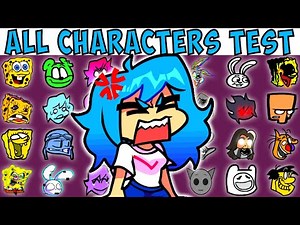 ALL CHARACTERS TEST | FNF Character Test | Gameplay VS Playground