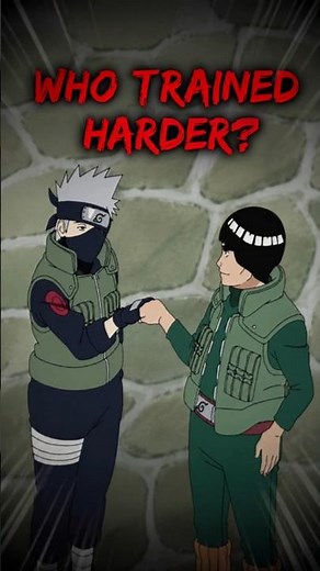Who Trained Their Student Harder? Kakashi vs Might Guy! 🔥 #anime #naruto