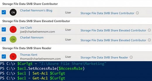 How To Set Windows ACLs (NTFS) Permissions On Azure File Shares - CHARBEL NEMNOM - MVP | MCT | CCSP | CISM - Cloud & CyberSecurity