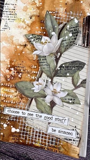 Pigment powders in art journaling