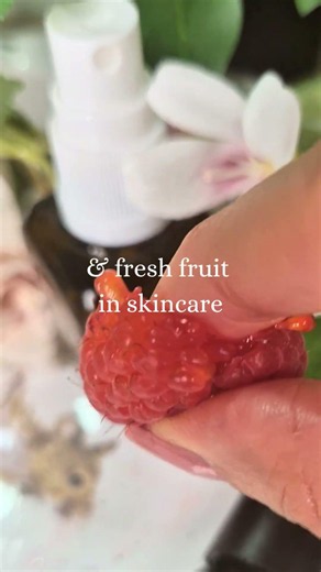 Don’t Put Fresh Fruit in DIY Skincare | 🍓Raspberry Water Explained